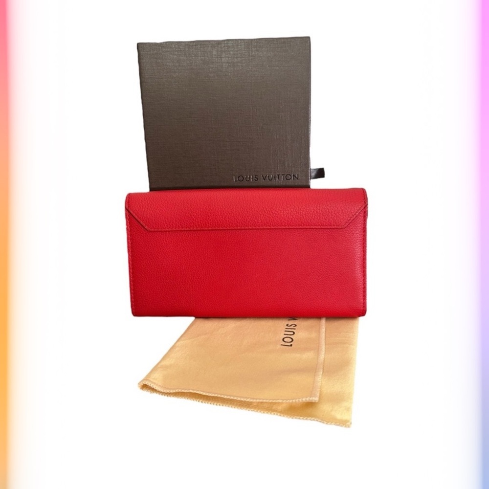 Louis Vuitton Portefeuille Lockme Long Leather Wallet, box and dust bag - Picture 3 of 13